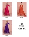Navya By Sayuri Georgette Surat Gown With Dupatta Wholesale Market
